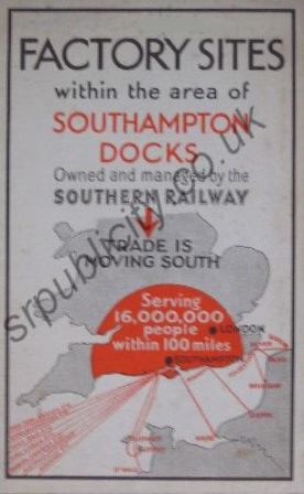 Factory sites within Southampton Docks