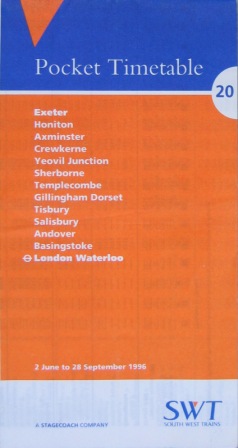 Mini-timetable