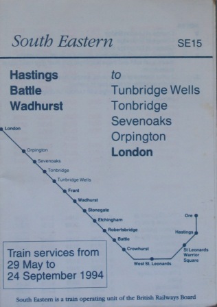 Mini-timetable